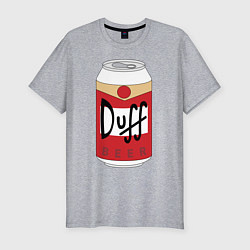 Мужская slim-футболка Duff Beer