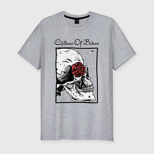 Мужская slim-футболка Children of Bodom Z / Меланж – фото 1