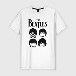 Футболка slim-fit The Beatles Liverpool Four, цвет: белый