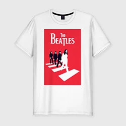 Футболка slim-fit The Beatles, цвет: белый