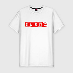 Футболка slim-fit ЕленаElena, цвет: белый