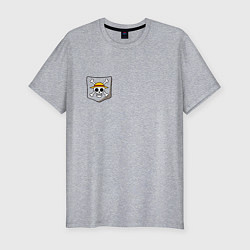 Футболка slim-fit One piece, цвет: меланж