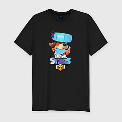 Футболка slim-fit Brawl Stars - Ronin Ruffs, цвет: черный