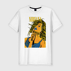 Футболка slim-fit NIRVANA, цвет: белый