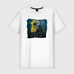 Мужская slim-футболка LittleNightmares2
