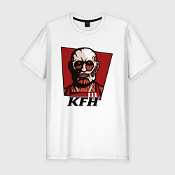 Футболка slim-fit KFH - Kentucky Fried Human, цвет: белый