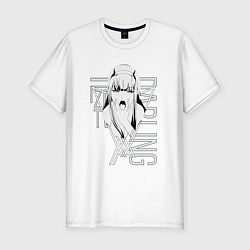 Футболка slim-fit Zero Two, цвет: белый