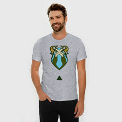 Футболка slim-fit Фурион Dota 2, цвет: меланж — фото 2
