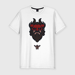 Футболка slim-fit Бистмастер Dota 2, цвет: белый