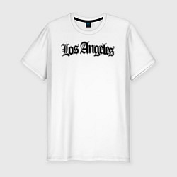 Футболка slim-fit Los Angeles, цвет: белый
