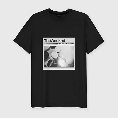 Мужская slim-футболка House Of Balloons The Weeknd / Черный – фото 1