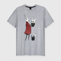 Мужская slim-футболка Хорнет и рыцари