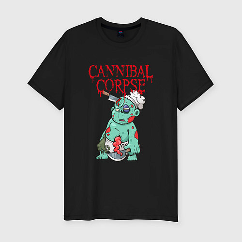 Мужская slim-футболка Cannibal Corpse Труп Каннибала Z / Черный – фото 1