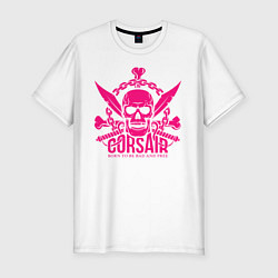 Мужская slim-футболка Corsair