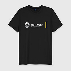 Мужская slim-футболка Renault Passion for life