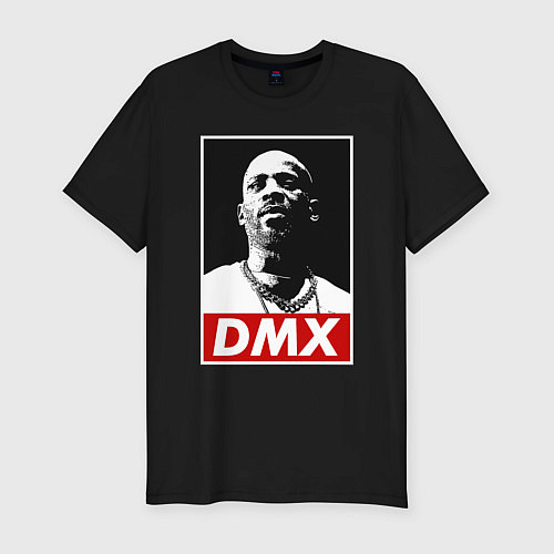 Мужская slim-футболка Rapper DMX / Черный – фото 1