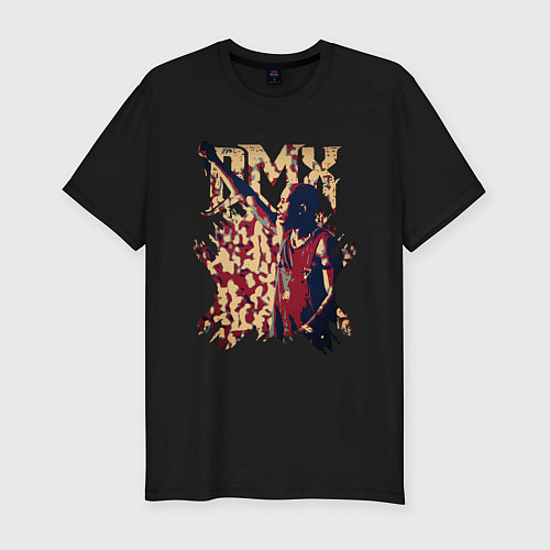 Мужская slim-футболка DMX - Party Up / Черный – фото 1