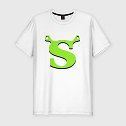 Мужская slim-футболка Shrek: Logo S