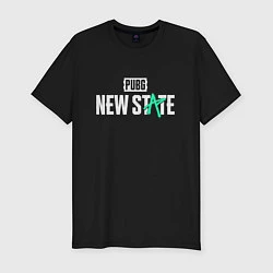 Футболка slim-fit PUBG NEW STATE ПАБГ, цвет: черный