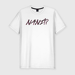 Футболка slim-fit Nani!?, цвет: белый