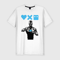 Мужская slim-футболка Love, Death and Robots Zima Blue Z