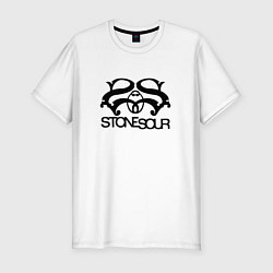 Мужская slim-футболка Stone sour
