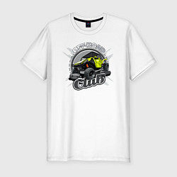 Футболка slim-fit Внедорожный, цвет: белый