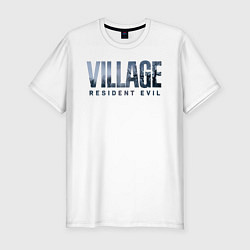 Мужская slim-футболка Resident Evil Village Хоррор