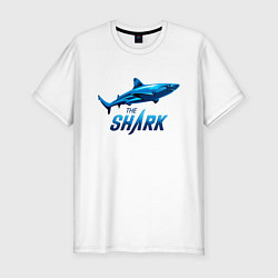 Мужская slim-футболка Акула The Shark