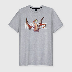 Футболка slim-fit Parasyte Migi, цвет: меланж