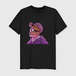 Мужская slim-футболка DaBaby Violet