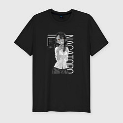 Футболка slim-fit Хаясэ Нагаторо, цвет: черный