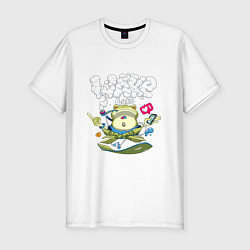 Мужская slim-футболка Wake Guru