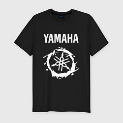 Мужская slim-футболка YAMAHA ЯМАХА МОТОСПОРТ