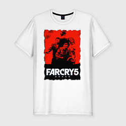 Футболка slim-fit FARCRY ФАРКРАЙ, цвет: белый