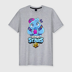 Футболка slim-fit SQUEAK BRAWL STARS СКВИК, цвет: меланж