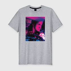 Футболка slim-fit Фильм драйв, цвет: меланж