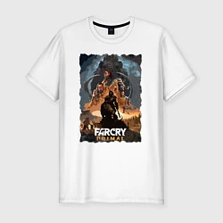 Футболка slim-fit FARCRY PRIMAL, цвет: белый