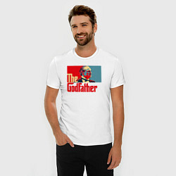 Футболка slim-fit Godfather logo, цвет: белый — фото 2