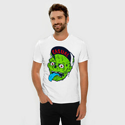 Футболка slim-fit Zombie casual, цвет: белый — фото 2