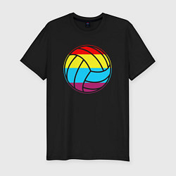 Футболка slim-fit Color Ball, цвет: черный