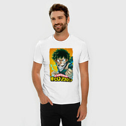 Футболка slim-fit MY HERO ACADEMIA MIDORIYA IZUKU Z, цвет: белый — фото 2