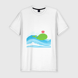 Мужская slim-футболка Simple Dimple Pop it