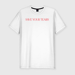 Мужская slim-футболка The Weeknd - Save Your Tears