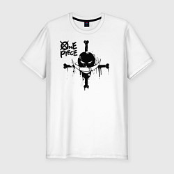 Мужская slim-футболка Пираты Белоуса One Piece