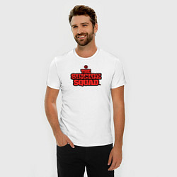Футболка slim-fit The Suicide Squad лого, цвет: белый — фото 2