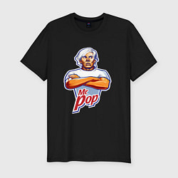 Мужская slim-футболка Энди Уорхол Mr pop