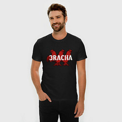 Футболка slim-fit 3RACHA, цвет: черный — фото 2