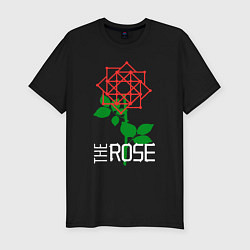 Мужская slim-футболка THE ROSE