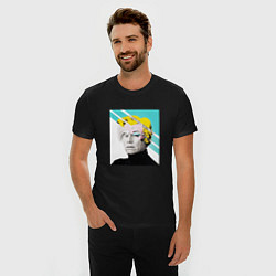 Футболка slim-fit Энди Уорхол Andy Warhol, цвет: черный — фото 2